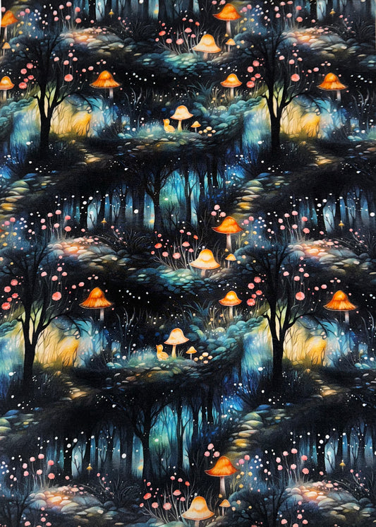 3 Layers Blue Magic Forest Preflat
