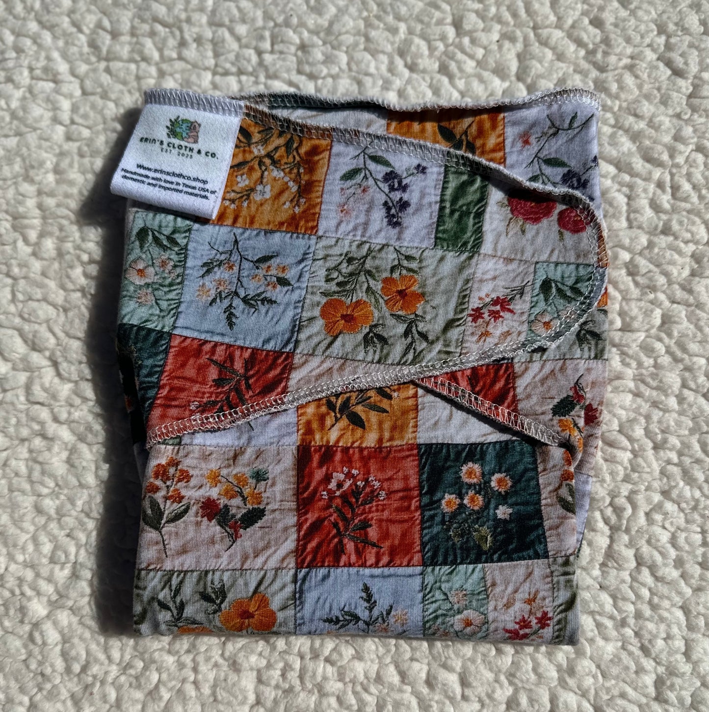 2 Layer Patchwork Quilt Preflat