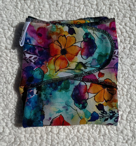 2 Layer Infant Floral Alcohol Ink Preflat